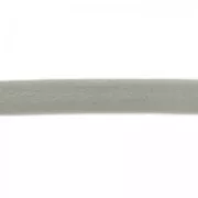 Cordón cuero reconstituido plano doble 3 mm Gris Claro x1m