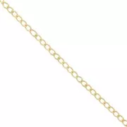 Cadena malla eslabones 4.5 mm dorado x1m