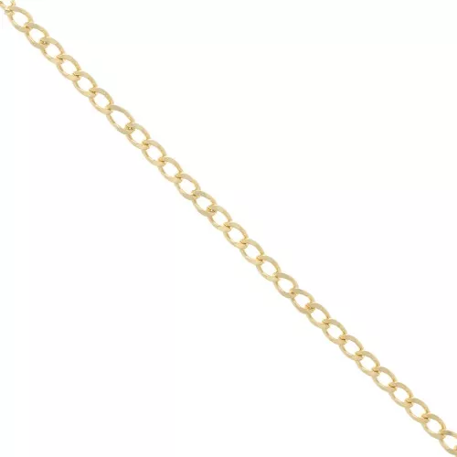 Cadena malla eslabones 4.5 mm dorado x1m