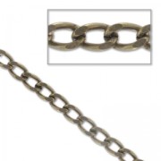 Cadena para bordillo 4,5 mm - Bronce x1m