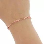 Cadena 2,5 mm cobrizo x1m