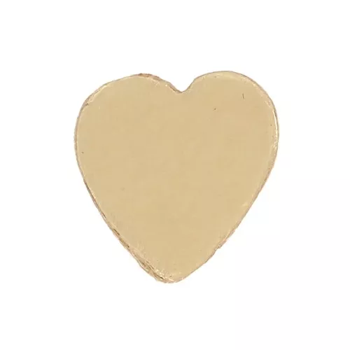 Elemento de corazón de 5 mm para pegar - Gold filled (Gold filled (Oro laminado)) x1