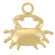 Mini charm cangrejo 9 mm - Gold filled (oro laminado) x1|raw }}