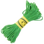 Cordón de cola de rata de poliéster de 2 mm - Verde x20m