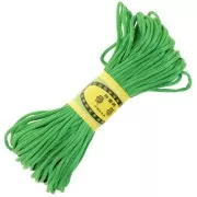 Cordón de cola de rata de poliéster de 2 mm - Verde x20m