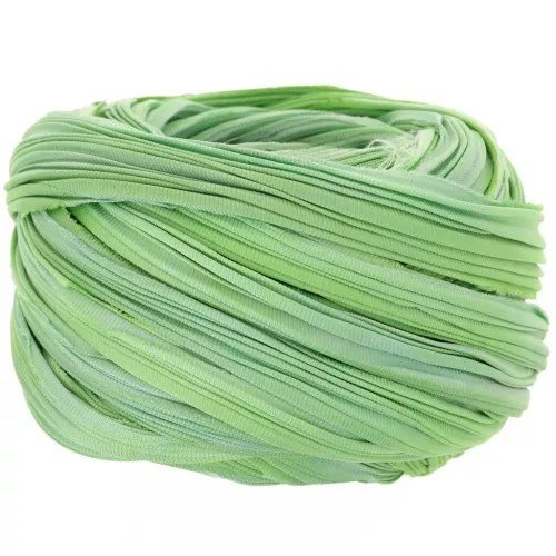 Cintra de seda Shibori Spring Green Borealis x10cm