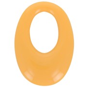Colgante ovalado calado de resina opaca 33x23 mm - Mostaza x1|raw }}