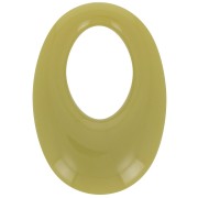 Colgante ovalado calado de resina opaca 33x23 mm - Caqui x1|raw }}