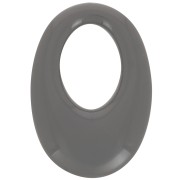 Colgante ovalado calado de resina opaca 33x23 mm - Gris oscuro x1|raw }}