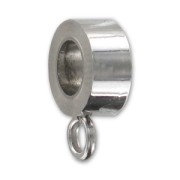 Redonda para atar dijes  8x4 mm acero inox x1|raw }}