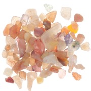 Bolsa de mini piedras rodadas - Trozos de piedra sin perforar - Aventurina roja x20g|raw }}