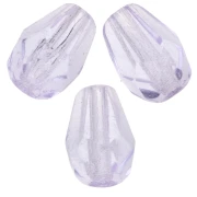 Cuentas en forma de pera facetadas de 7x5 mm - Alejandrita x25