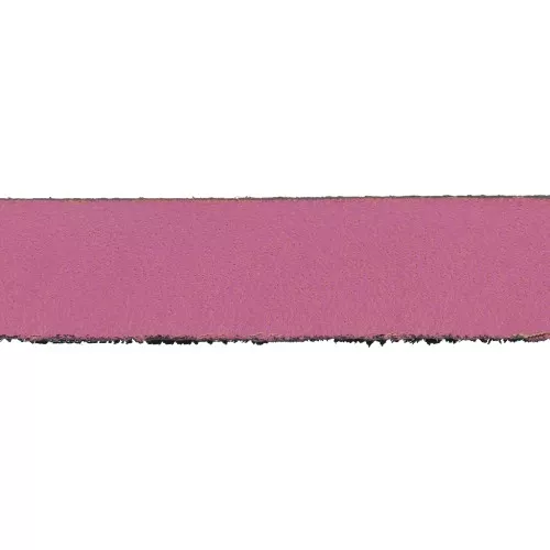 Cordón plano cuero 10 mm Mauve x30cm