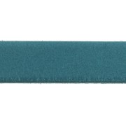 Cordón plano cuero 10 mm Azul Jeans x30cm|raw }}