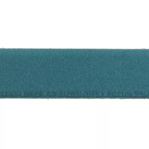 Cordón plano cuero 10 mm Azul Jeans x30cm