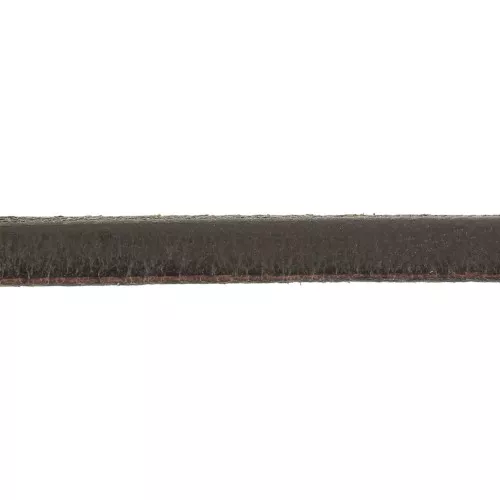 Cordón plano cuero 5x2 mm Dark Brown x30cm