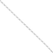 Cadena malla plana 3,5 mm Rhodié x1m|raw }}