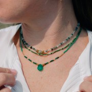 Miyuki Delica 11/0 DB0656 - Dyed Opaque Green x8g