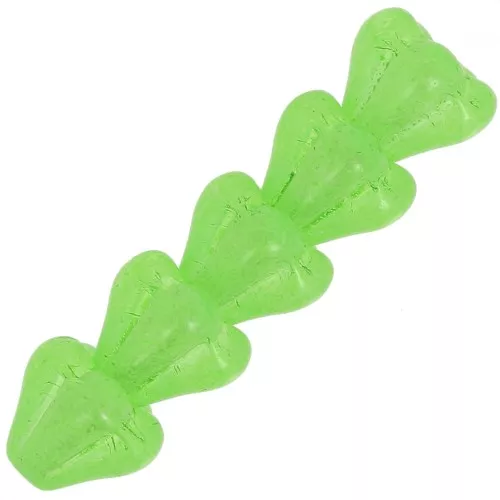 Cuentas flor de cristal 5x6 mm - Cristal Verde x10