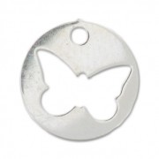 Colgante mariposa 10 mm Plata 925 x1