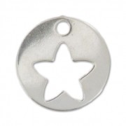 Colgante estrella 10 mm Plata 925 x1|raw }}