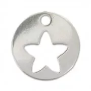 Colgante estrella 10 mm Plata 925 x1