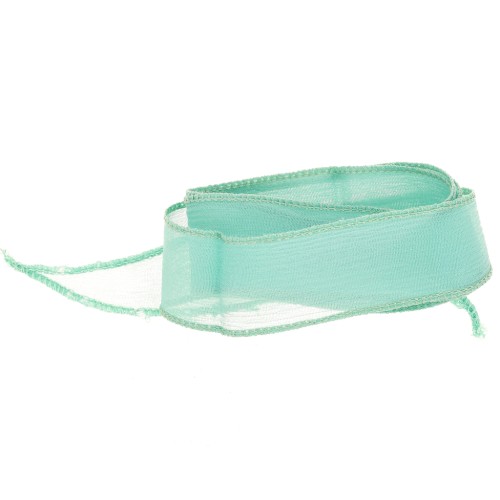 Cinta de seda de 25 mm - Turquesa x85cm