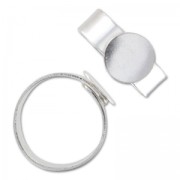 Anillo ajustable bajo la bandeja 10 mm Plata 925 x1|raw }}