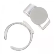 Anillo plano 12 mm Plata 925 x1