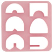 Juego de 6 cortadores de plástico para modelar y arcilla polimérica - Puente x1|raw }}