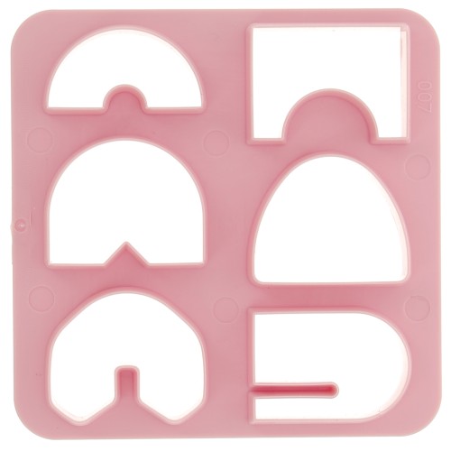 Juego de 6 cortadores de plástico para modelar y arcilla polimérica - Puente x1