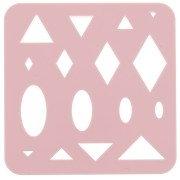 Juego de 16 cortadores de plástico para modelar y arcilla polimérica - Triángulo x1