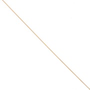 Cadena de malla Paloma de 0,9 mm, dorada en oro fino x 1 m