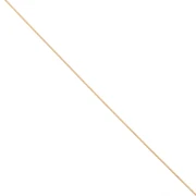 Cadena de malla Paloma de 0,9 mm, dorada en oro fino x 1 m