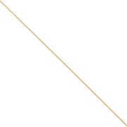 Cadena malla Paloma 0.8 mm Dorado con oro fino x1m