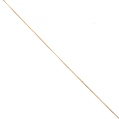 Cadena de malla Paloma de 0,9 mm, dorada en oro fino x 1 m
