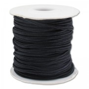 Trencilla Soutache 2,5 mm Negro x45 m