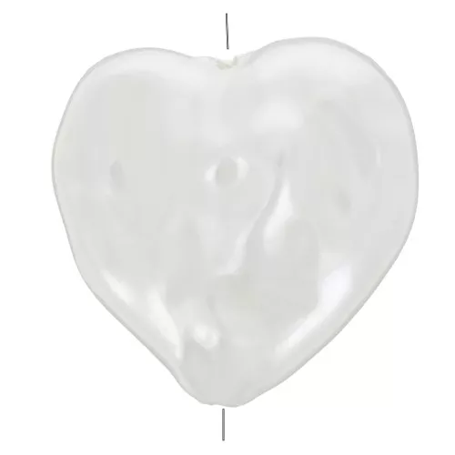 Perla corazón irregular 14 mm imitación perla de agua dulce - Perla crema x1