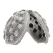 Tapanudos 7 mm plateado envejecido x4