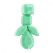 Colgante decorado cabuchón 41 mm Mint x1|raw }}