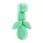 Colgante decorado cabuchón 41 mm Mint x1