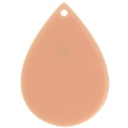 Colgante en forma de gota de 31 x 22 mm de acetato - Rosa antiguo x1