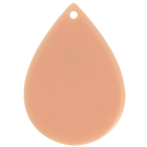 Colgante en forma de gota de 31 x 22 mm de acetato - Rosa antiguo x1