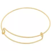 Pulsera 60 - 70 mm Dorado con oro fino x1