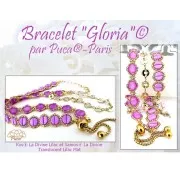 Cuentas de cristal Kos® de Puca® 6x3 mm - La Divine Pistacho x10g