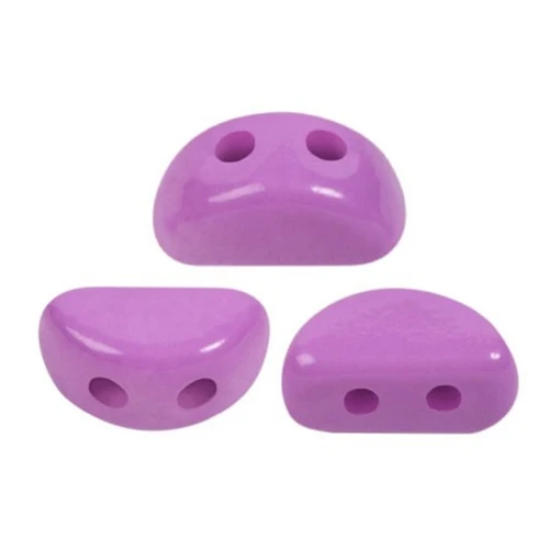Cuentas de cristal Kos® de Puca® 6x3 mm - La Divine Lilac x10g
