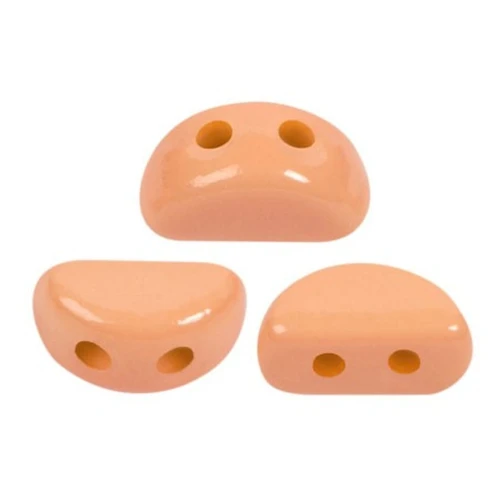 Cuentas de cristal Kos® de Puca® 6x3 mm - La Divine Peach x10g