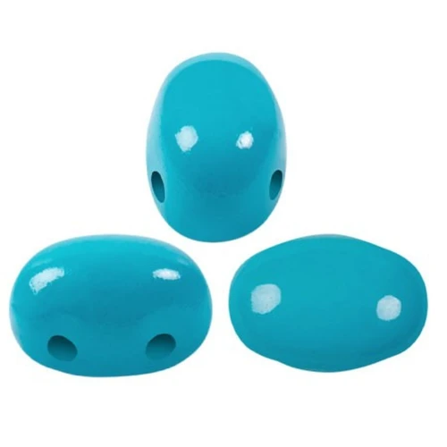 Cuentas de cristal Samos® by Puca® 7x5 mm - La Divine Aqua x10g