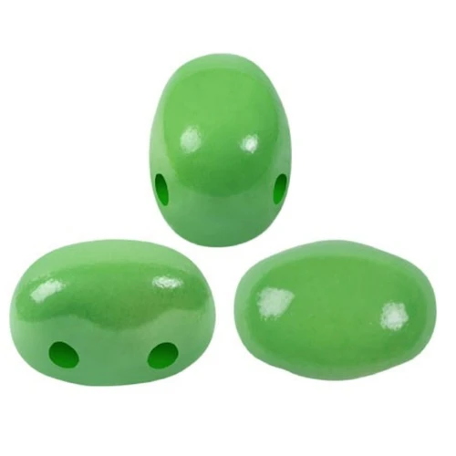 Cuentas de cristal Samos® by Puca® 7x5 mm - La Divine Pistacho x10g
