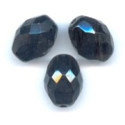 Aceitunas facetadas 13x10 mm Jet x8|raw }}